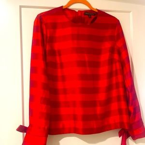 Banana Republic satin blouse.